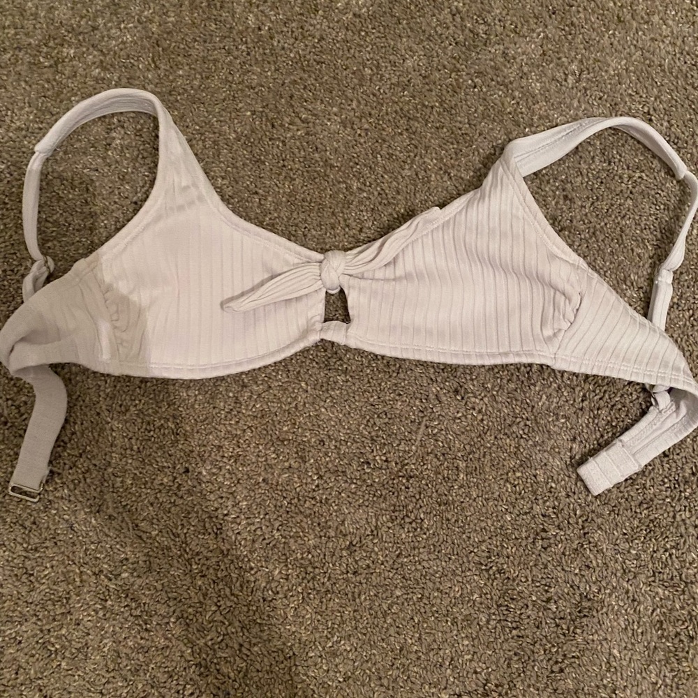 Cute black and white tie bikini tops